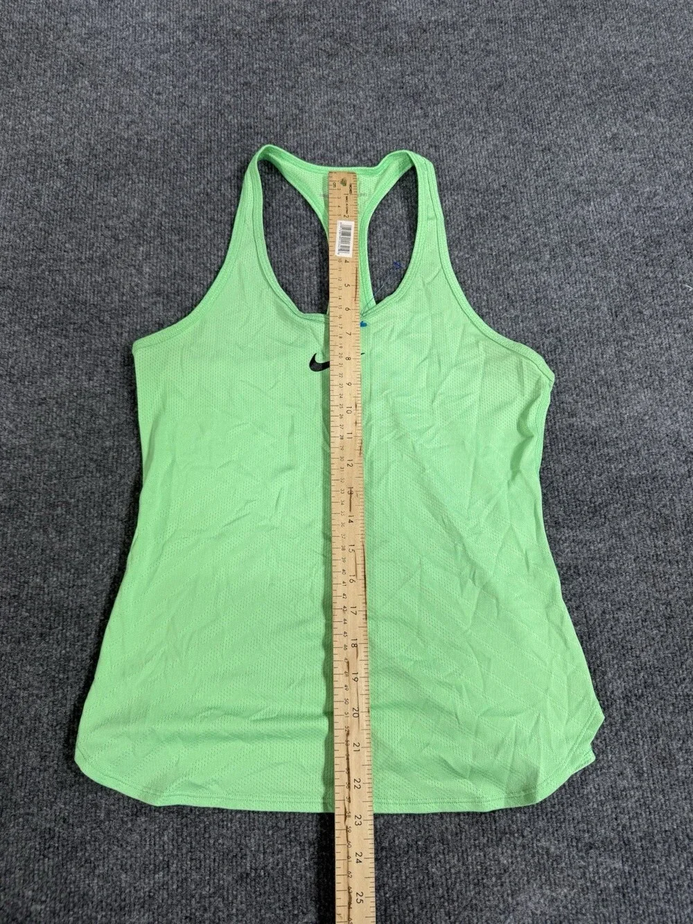 Nike Zoom Cool Womens Small Green Racerback Running Tank Top Dri Fit Athletic